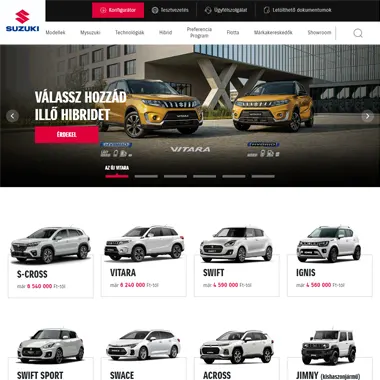 Suzuki weboldal